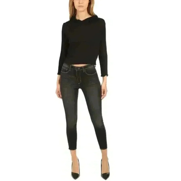 L'agence Margot High Rise Skinny Jean Faded Carbon - Picture 3 of 8